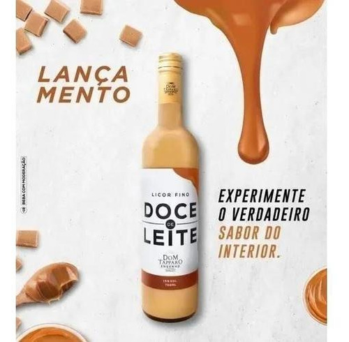 Licor Fino Doce De Leite Dom Tápparo 750 Ml