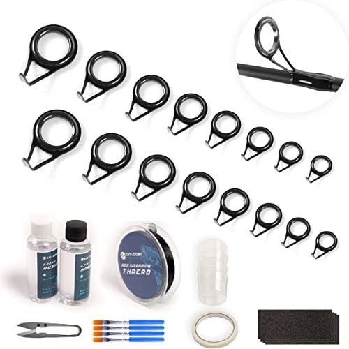 Ojy&doiiiy Fishing Rod Repair Kit , All In One Supplies For 