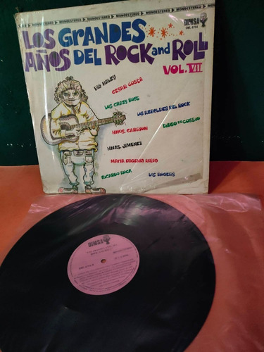 Lp Los Grandes Años Del Rock And Roll Vol. Vii Vinilo