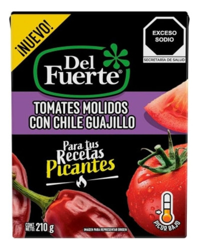 10 Pzas Tomates Molidos Del Fuerte Con Chile Guajillo 210 G