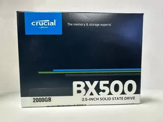 Disco Duro Solido Ssd 2 Teras Crucial Bx500 2.5 Sata