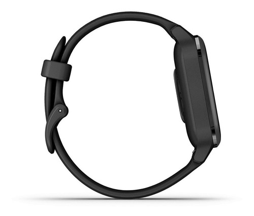 Imagen 3 de 5 de Smartwatch Garmin Venu Venu Sq - Music Edition 1.3" caja 40mm de polímero reforzado con fibra black, malla black de silicona y bisel slate de aluminio anodizado