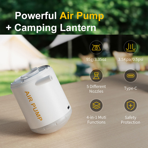 Inflador Eléctrico For Inflar Piscinas Con Luz Led Inalámbr