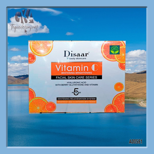 Kit Skincare Facial Vitamina C 5 En 1 Blanqueador Disaar