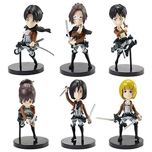 Datch Anime Figuras 6pcs Japonés Anime Figura Set R6jvk