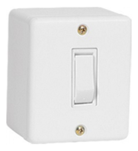 Box Interruptor Simples Branco Ilumi
