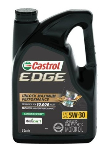 Aceite Castrol Edge 5w30 100% Sintetico Garrafa 4.73lt