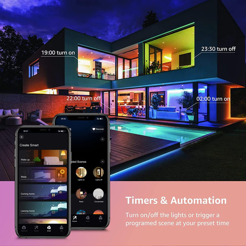 Bombillas Led Inteligentes Bluetooth Wifi, Rgbcw Que Cambian
