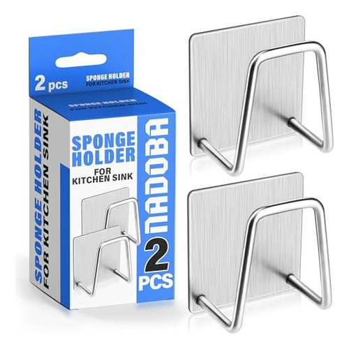 2 Soportes De Esponja De Acero Inoxidable Soporte De Espon