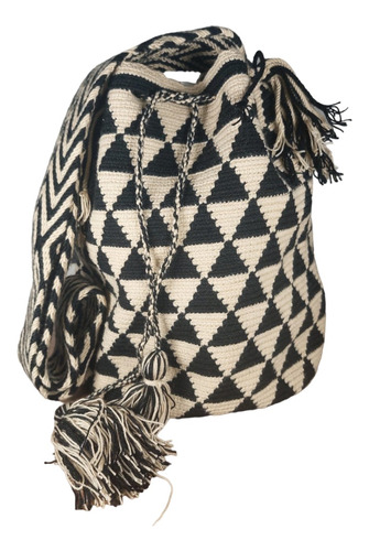 Bolso Mochila Wayuu Mujer Mediana Decoradas Original