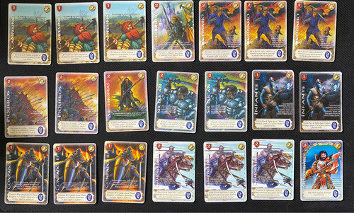 Lote 21 Cartas Caballeros Antiguas Mitos Y Leyendas Espada 4