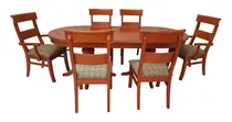 Comprar Comedor De Madera, Modelo Tiffany Con 4 Sillas  Y 2 Sillones