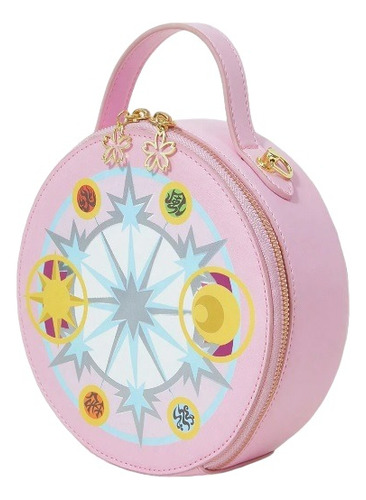 Bolso Mini Cardcaptor Sakura Rosa, De Mano O Para Colgar