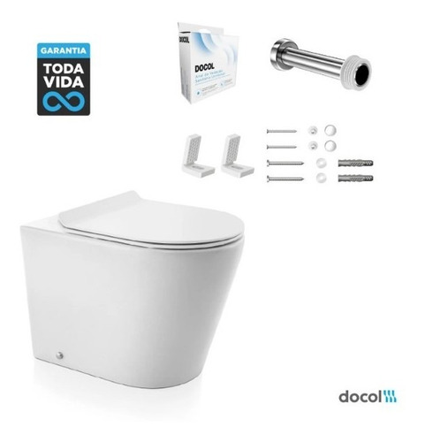 Kit Bacia Convencional Liss Docol Branca