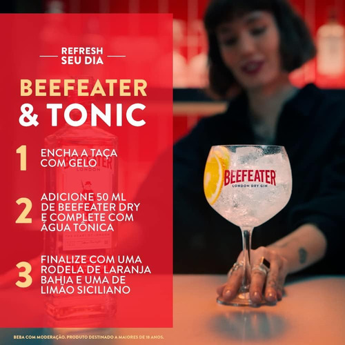 Kit 2 Gin Beefeater London Dry 750ml 2 Unidades