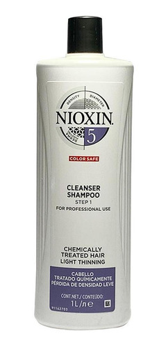 Nioxin Hair System 5 Shampoo + Condicionador 1000ml