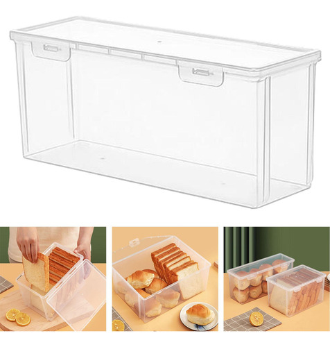 C-f Cajas De Pan Contenedor De Pan Vegetal Caja 30x10,5x13cm