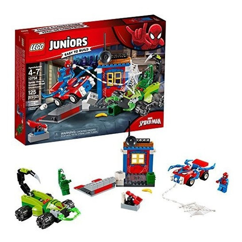 Lego Juniors / 4 Marvel Super Heroes Spider-man Vs Scorpion 