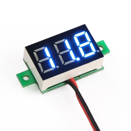 Mini Voltimetro Digital Panel 4.5v 30v Dc (elegir Color)