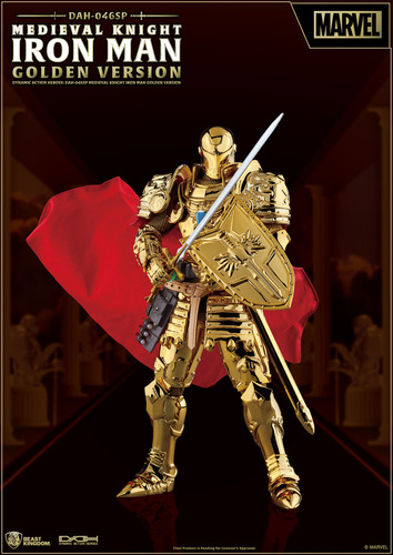 Beast Kingdom Dynamic: Marvel - Caballero Medieval Dorado