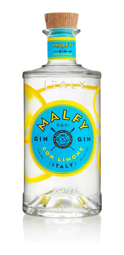 Imagen 1 de 1 de Ginebra Limone 750 Ml Italiana 41% Alcohol Malfy