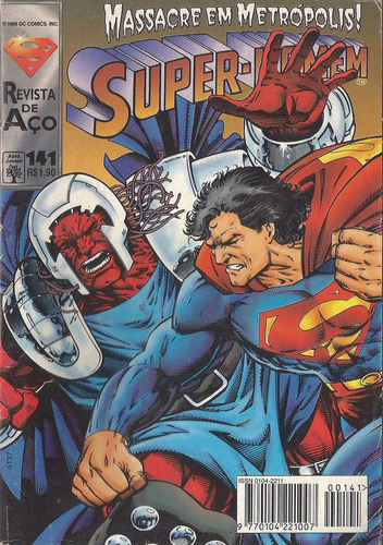 Gibi: Super-homem Nº 141 - Março De 1996 - Dc Comics (revista, Hq, Superman) (Usado)