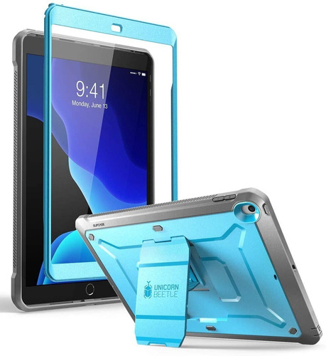 Case 360° Supcase Para iPad 10.2 7gen A2197 A2198 A2200 Blue
