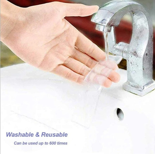 Imagen 2 de 5 de Cinta Doble Faz Lavable Nano Cinta De Silicona.