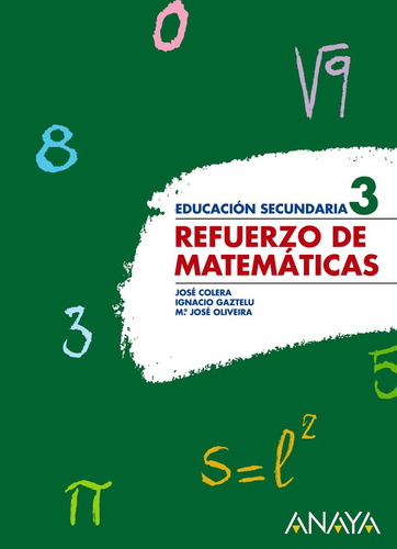 Refuerzo De Matemáticas 3. (libro Original)