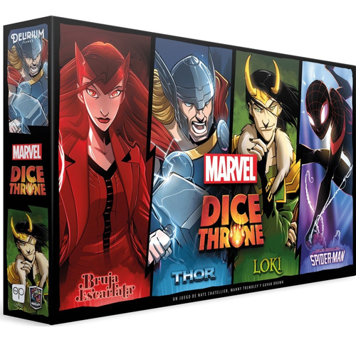 Marvel Dice Throne: Scarlet Thor Loki Spiderman En Español