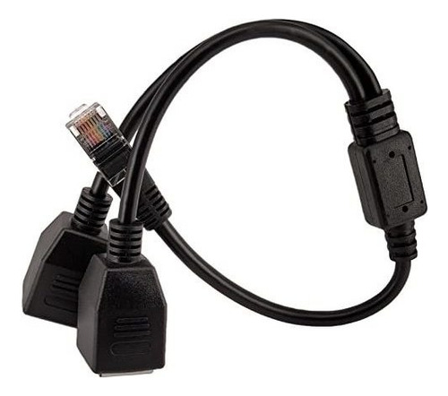 Adaptador Divisor Ethernet Rj45 Yeworth Rj45 De 1 Macho A 2