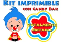 Comprar Kit Imprmible Con Candy Bar Plim Plim Totalmente Editable