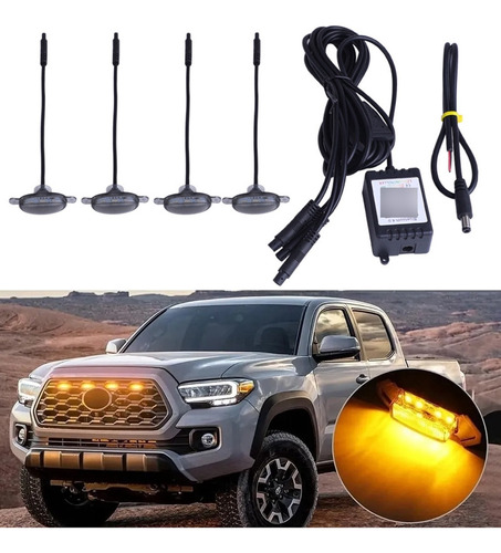 Oferta Luces Led Tipo Raptor Universal X4 Parrilla Rejilla