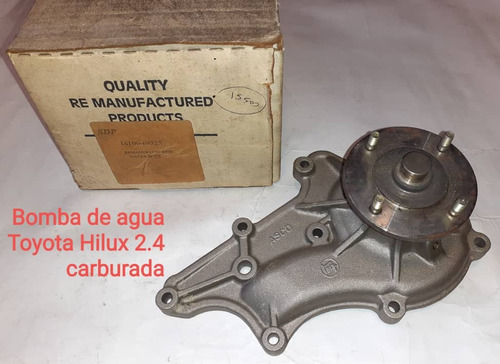 Bomba De Agua Para Toyota Hilux 2.4 Carburada