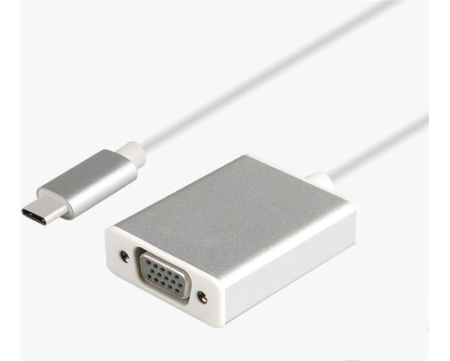 Imagen 1 de 2 de Cable Adaptador Usb Type C A Vga Premium Oferta
