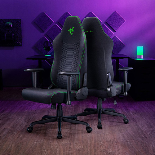 Silla Gamer Razer Iskur V2 X Tejido multicapa Negro