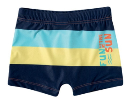 Imagem 2 de 6 de Sungão Bebê Menino Infantil Shorts Tiptop Proteção Solar 50+