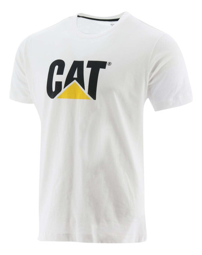 Remera M/c Caterpillar Slim Fit Logo Tee Trademark Hombre