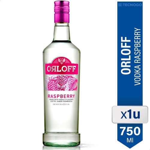 Vodka Orloff Coctel Sabor Raspberry - 01almacen