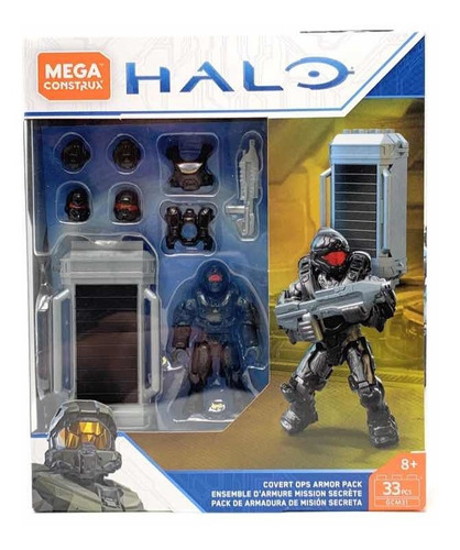Halo Armor Pack Mega Construx Escuadrón Completo. (Usado)