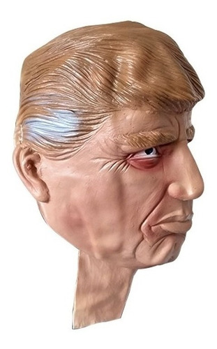 Mascara Halloween Donald Trump Látex Disfraz Cosplay Adultos