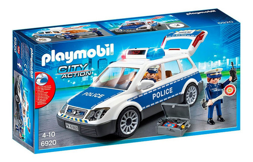 Coche De Policía Con Luz Y Sonido Playmobil Ploppy.3 276920