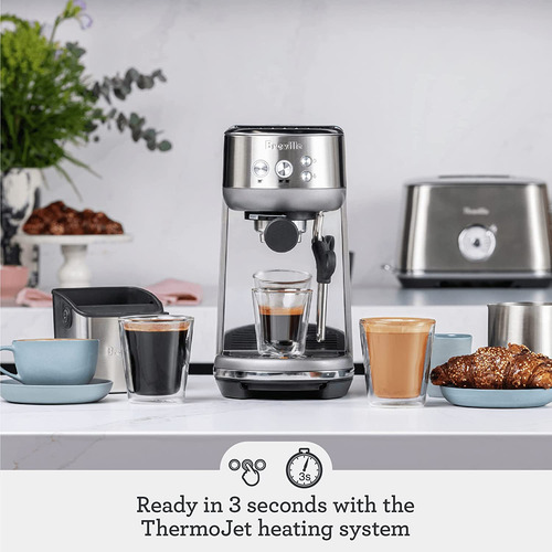 Cafetera Espresso Breville Bambino, 47 Onzas Líquidas, Ace..