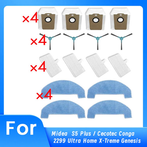 Para Midea S5/cecotec Conga 2299 Ultra Home X-treme Ge