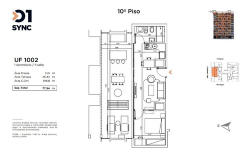 Imagen 4 de 4 de Apartamento En Venta Un Dormitorio En Barrio Sur