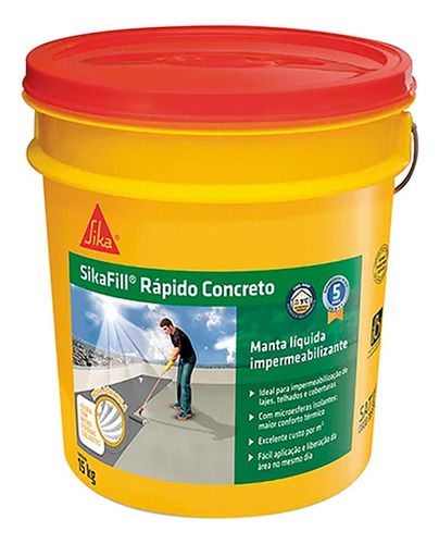 Manta Liquida Sikafill Concreto 15 Kg