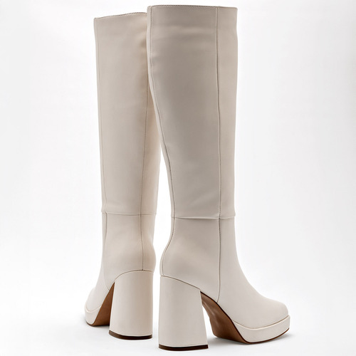 Botas Mujer Lady Paulina Latte 128-907