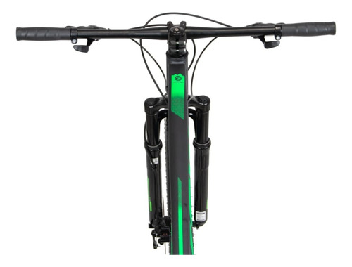 Bicicleta Aro 29 Ksw Xlt Câmbios Shimano 21v Disco Cubo Role Cor Preto/Verde Tamanho do quadro 21