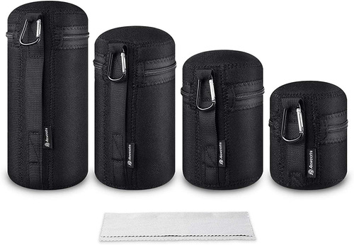 Estuche Funda Para Lentes De Camara Powerextra 4-pack