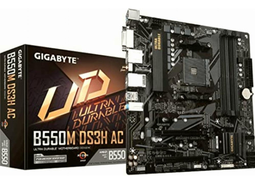 Gigabyte B550m Ds3h Ac (am4 Amd/b550/micro Atx/dual M.2/sata